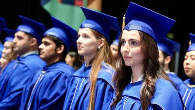 The ceremony took place on Wednesday at the Space42 Arena in Abu Dhabi. Pawan Singh / The National