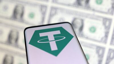 The top stablecoin, Tether, accounts for more than 60 per cent of the sector’s market value. Reuters