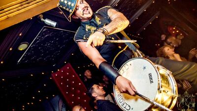 A performer at Cirque le Soir, Courtesy Cirque le Soir