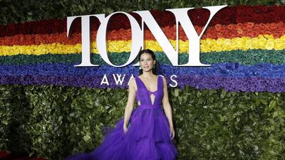 Lucy Liu in Christian Siriano at the 73rd Annual Tony Awards on June 9, 2019. EPA