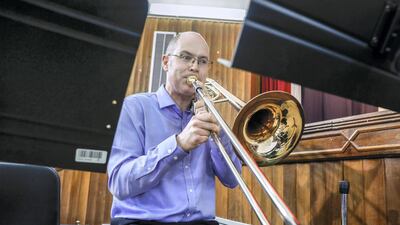 The 10-member band perform the music for hit songs such as Anything Goes, It's De-Lovely and Blow, Gabriel Blow. Victor Besa / The National