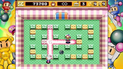 Super Bomberman Collection brings together classic entries from the long-running arcade series. Photo: Konami