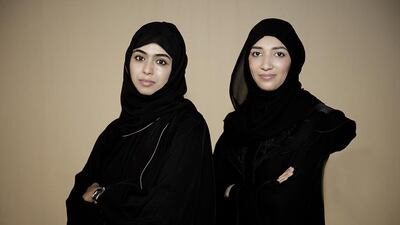 Wafa Al Katheeri and Amal Al Kuwaiti, Takatof Emirati Volunteers who took part in Expo 2015 in Milan. Vidhyaa for The National