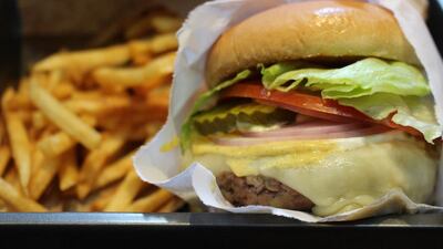 A burger from Burger Joint NY. Courtesy Burger Joint NY