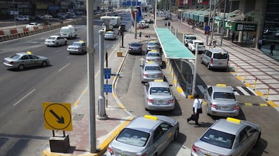 A reader says Abu Dhabi should have more sheltered taxi ranks. Sarah Dea / The National