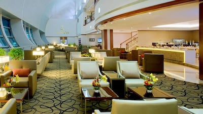 Emirates Airline's lounge for first class passengers in Dubai International Airport. WAM