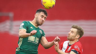 George Baldock - 5: Wingback was non-existent as attacking option down the right as the Blades were set-up as a back five simply to try and stop Southampton. EPA