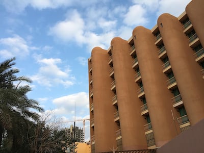 Sheraton Abu Dhabi was built in a modernist style with echoes of a traditional fort. John Dennehy / The National