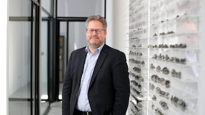 Jesper Doub, director of news partnerships for Europe, Middle East and Africa for Facebook, said the organisation is ploughing significant resources into the war on fake news and hate speech. Chris Whiteoak / The National