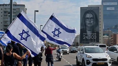 Thousands took part in the protest outside parliament. AFP
