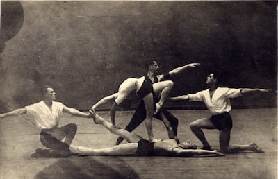 Photograph of rehearsals of The Bolt, 1931. Courtesy of GRAD and St Petersburg State Museum of Theatre and Music