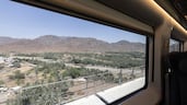 Passengers can enjoy a scenic route through the rugged mountains of Fujairah on the Etihad Rail passenger service