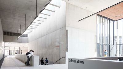 The James-Simon-Galerie is a "front gate" to Berlin's Museum Island, the location of five world-famous museums. Photo: Ute Zscharnt / David Chipperfield Architects