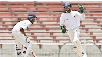 Dubai Modern High School take on Delhi Private School in the SCC Inter School U16 Cricket Tournament at Sharjah Cricket Stadium in June last year. There aren't enough tournaments at inter-school level. Amy Leang / The National