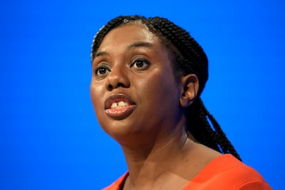 Business Secretary Kemi Badenoch said there was 'nowhere better to be black than in Britain'. Getty Images