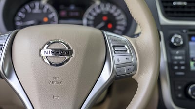 The lack of feedback through the skinny steering wheel is also a down point. Khushnum Bhandari for The National