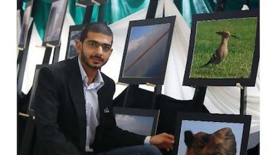 Amro Abu Kuhail has been taking pictures of Al Ain for the past six years. He is exhibiting 40 of his photographs for National Day. Satish Kumar / The National