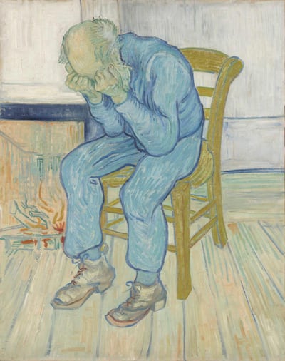 Vincent van Gogh, Sorrowing old man ('At Eternity's Gate'). Courtesy Kröller-Müller Museum, Otterlo