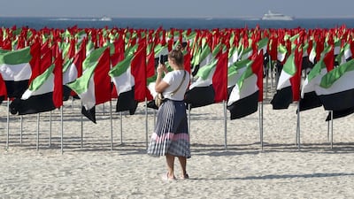Flag Day was first celebrated in 2013. Pawan Singh / The National