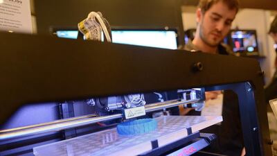 3D scanners and enterprise 3D printers are now in a phase called the “slope of enlightenment”, according to Gartner. Emmanuel Dunand / AFP