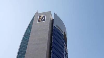 Bank on the banks: the Emirates NBD headquarters on the Dubai Creek, Deira.