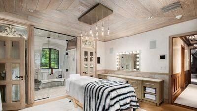 The property's private spa area. Courtesy Sotheby's International Realty