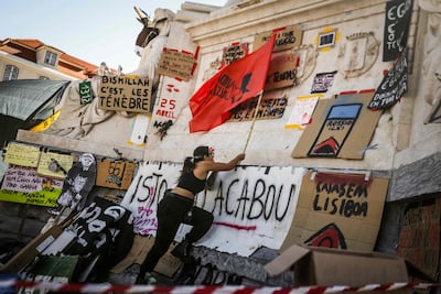 Portuguese protest against rising living costs in Lisbon, mirroring demonstrations that have gripped Europe for weeks. AFP