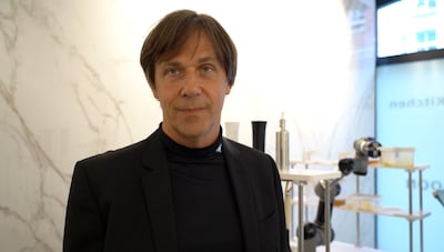 Inventor Mark Oleynik has been developing the robot since 2014. Photo: The National