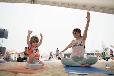 XYoga is open to all ages. Courtesy XYoga Dubai