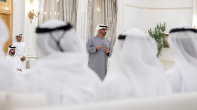 At Saturday's event, President Sheikh Mohamed said he believed the UAE's sustainable future was in good hands with the country's young people.