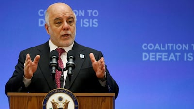 Iraqi Prime Minister Haider Al Abadi declares his country is in the "last days" of the battle liberate Iraq from ISIL. Joshua Roberts/Reuters