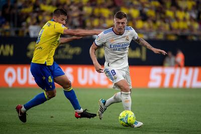 A much-changed Real Madrid side were held to a draw by Cadiz. AFP