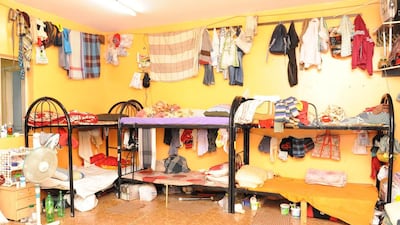 Crackdowns from Abu Dhabi Municipality appear to be failing to deter workers from crowding into flats with some cases of more than 40 labourers living in 3-bedroom flats. Courtesy Abu Dhabi Municipality