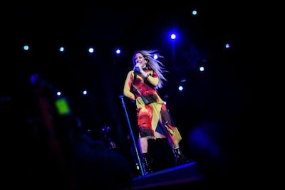 Ellie Goulding has renowned for her big pop hits. Photo: AFP