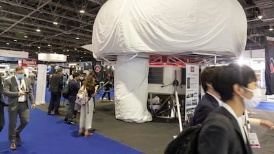 The habitat was also displayed at the 72nd International Astronautical Congress, held in Dubai in October 2021. Antonie Robertson / The National