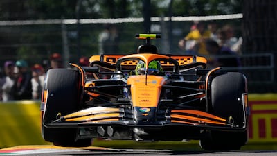 McLaren driver Lando Norris during qualifying. AP