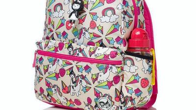 Unicorn backpack, Dh119, Zip and Zoe 