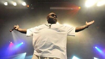 The rapper Rick Ross will perform in Dubai at Atlantis, the Palm, on Friday. Getty Images