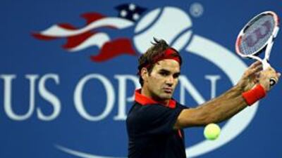 The backhand of Roger Federer is just one of the weapons Lleyton Hewitt will have to contend with when the pair meet tonight.