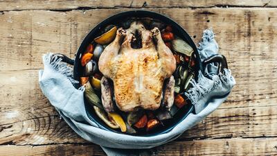 Lemon roast chicken. Courtesy Scott Price