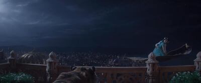 The famous 'A Whole New World' scene is teased. Screen grab / Walt Disney Studios YouTube