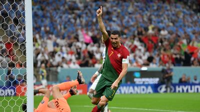Cristiano Ronaldo 7 - Came close to levelling Eusebio’s World Cup record before he was deemed to not have got a touch on Fernandes’ ball into the box. Getty