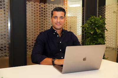 Alexander Epure, co-founder and chief executive of Qureos. Pawan Singh / The National