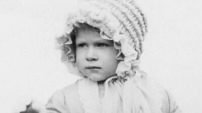 Queen Elizabeth as a baby. Royal Collection Trust