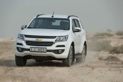 The Chevrolet Trailblazer in Dubai. Antonie Robertson / The National