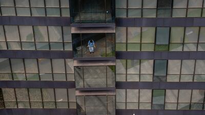 A building in the central business district of Beijing, China, where, according to the latest economic update by the World Bank, China's growth normalisation is being disrupted by several Covid-19 outbreaks. The bank predicts economic growth to slow to 4.3 per cent in 2022 before rebounding to 5.2 per cent in 2023. EPA