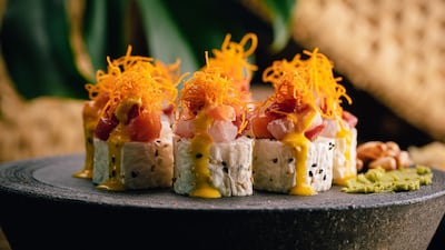The restaurant's Asevichado Samba roll, found in other International outposts, will be available at the Dubai venue