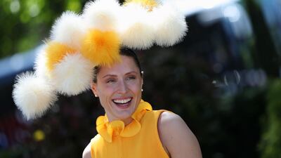 Valeri Stark from Moscow poses for a photographer. Jonathan Brady / PA Wire