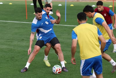 Iran's Saeed Ezatolahi plays for UAE Pro league side Shabab Al Ahli. Reuters