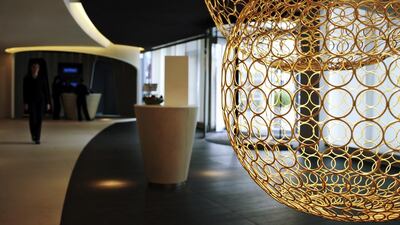 The lobby of the Pullman Brussels Midi in Brussels, Belgium. Didier Delmas / ABACApress